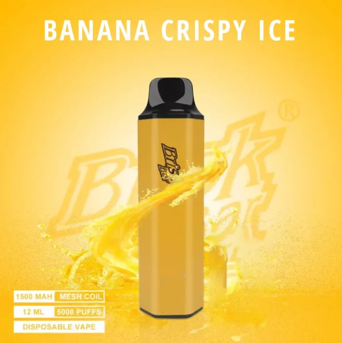 BRISK BAR BANANA CRISPY ICE – 5000 PUFFS