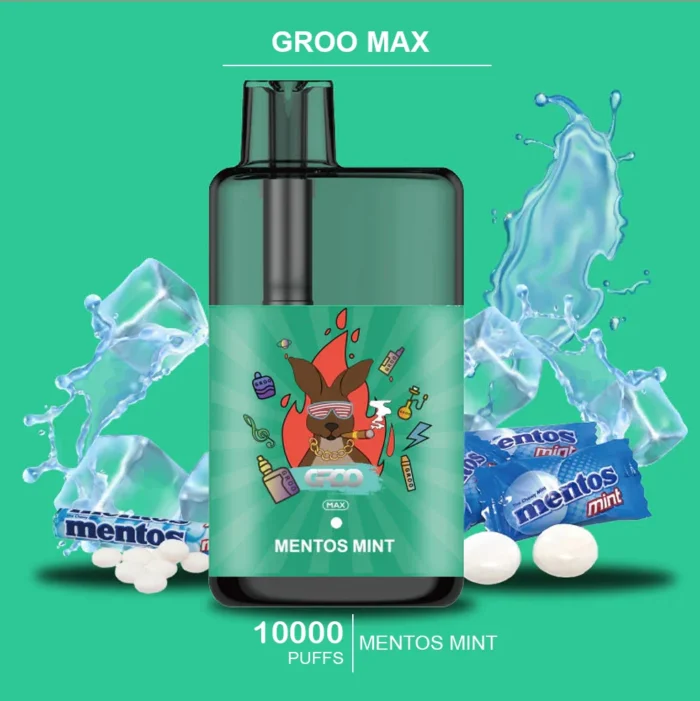 GROO MAX – MENTOS MINT – 10000 PUFFS