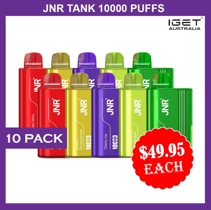 JNR TANK – 10000 PUFFS – 10 PACK