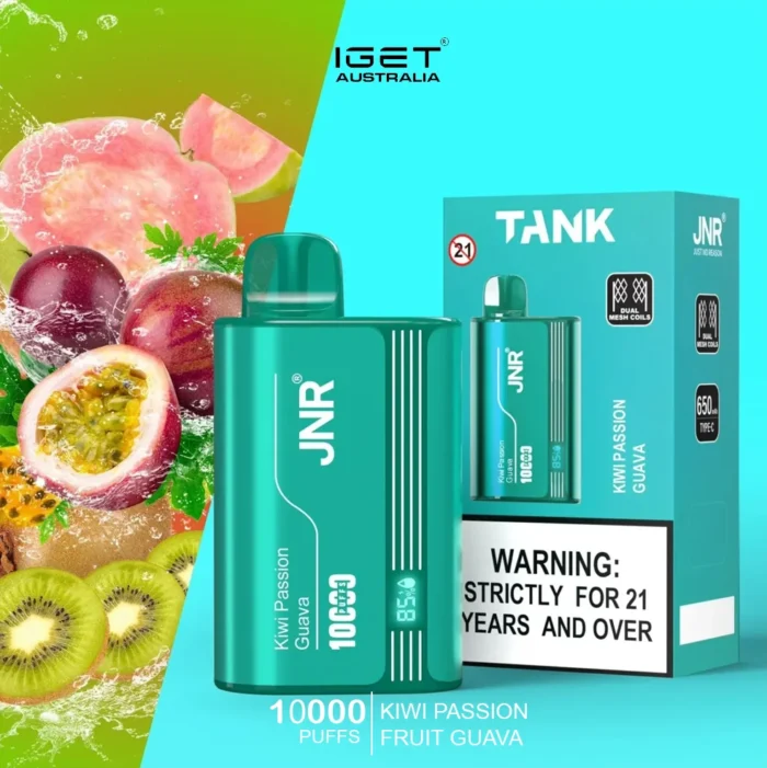 JNR TANK – KIWI PASSION FRUIT GUAVA – 10000 PUFFS