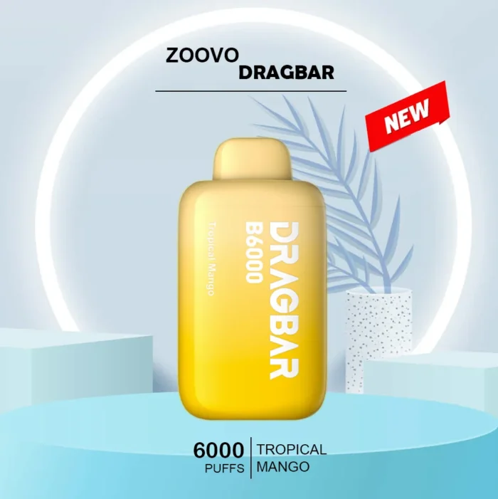 ZOOVOO DRAGBAR TROPICAL MANGO - 6000 PUFFS