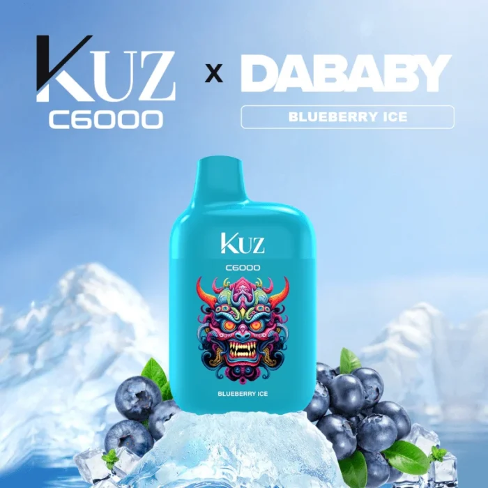 KUZ BLUEBERRY ICE – 6000 PUFFS